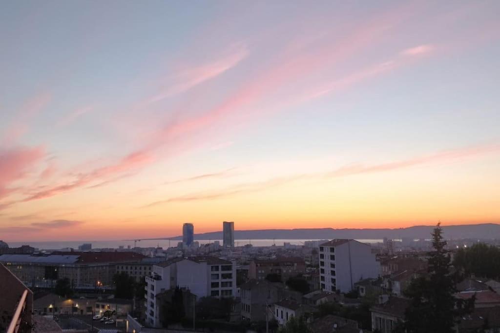 T3 Le Designer 4E-Terrasse-Climatisation & Netflix Lägenhet Marseille Exteriör bild